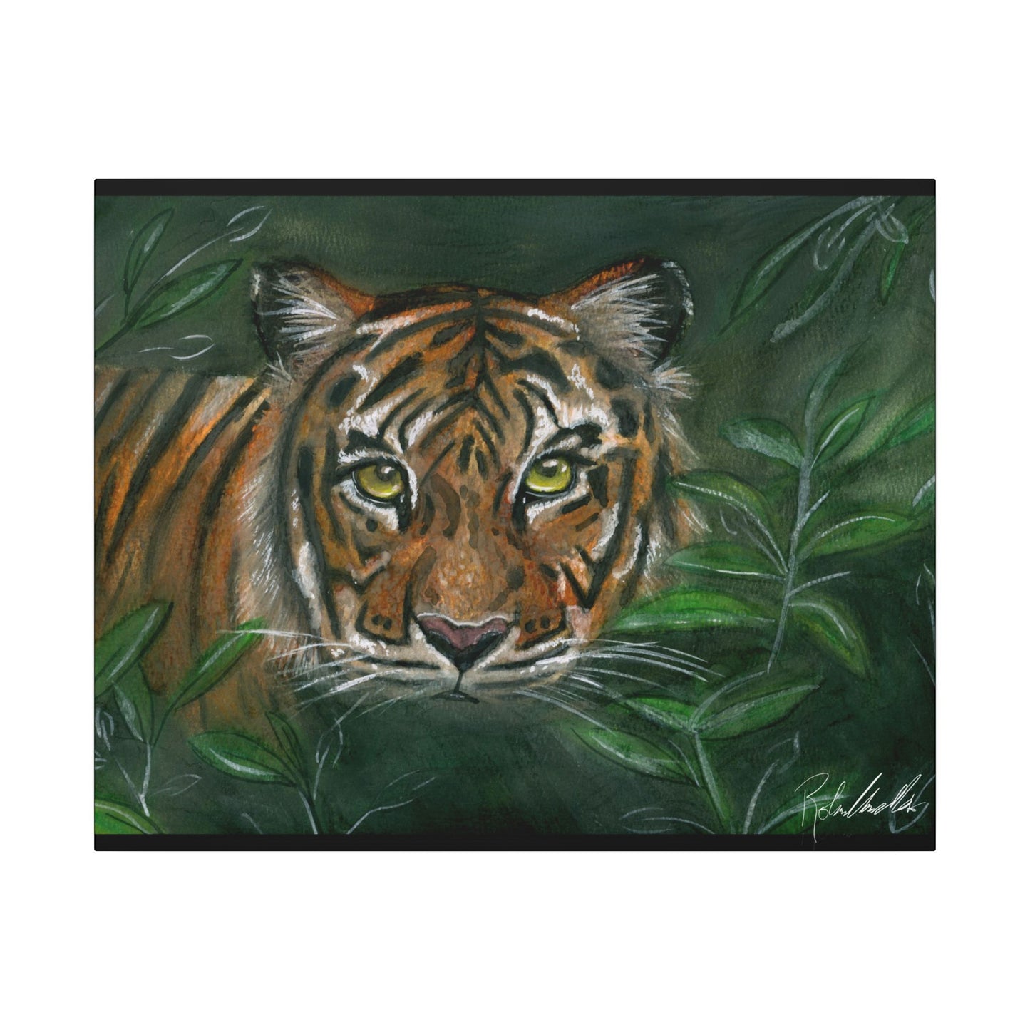 Jungle Tiger Canvas Gallery Wrap