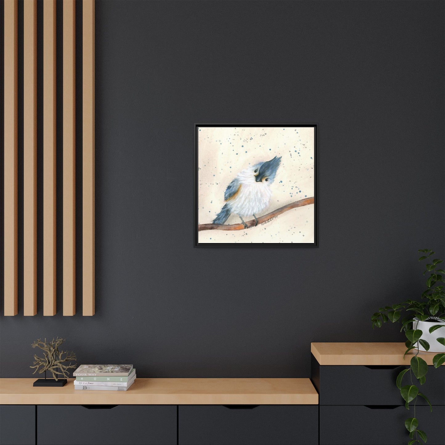 Blue Bird Framed Wall Art