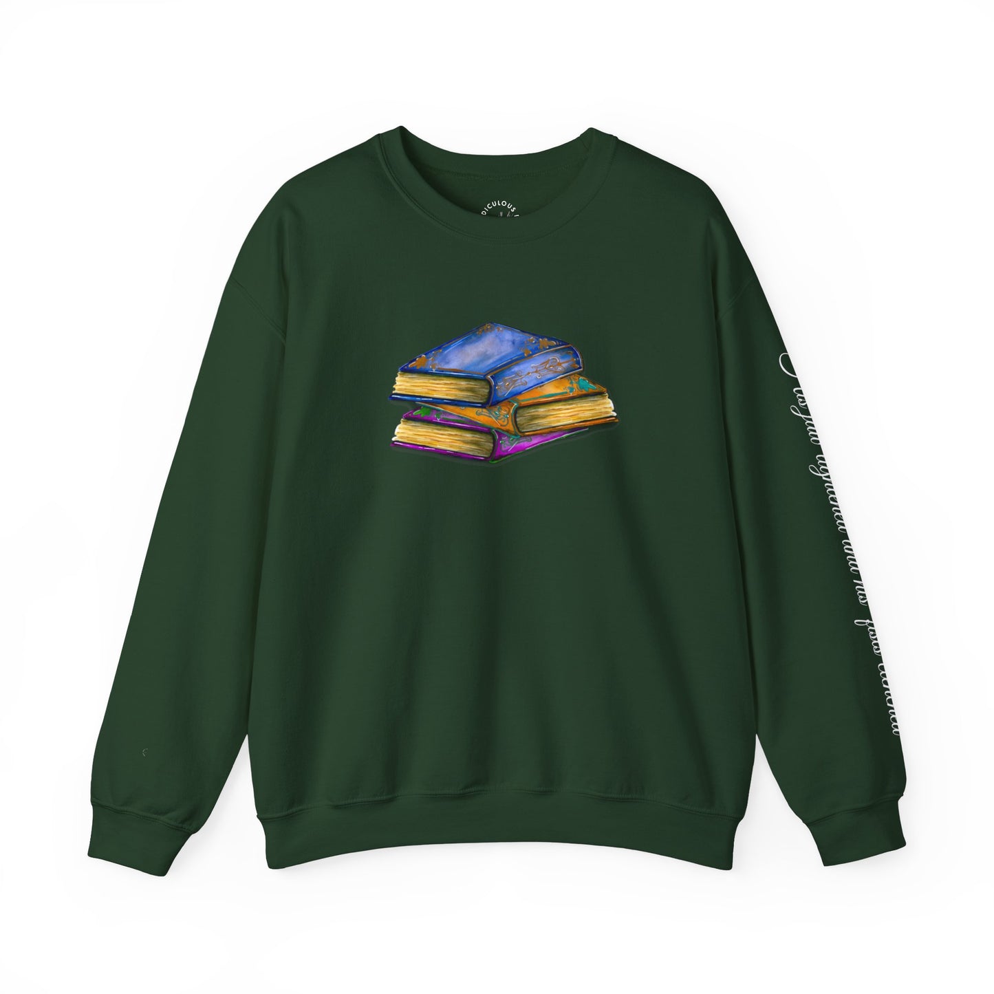 Book- His jaw tightened... Unisex Heavy Blend™ Crewneck Sweatshirt