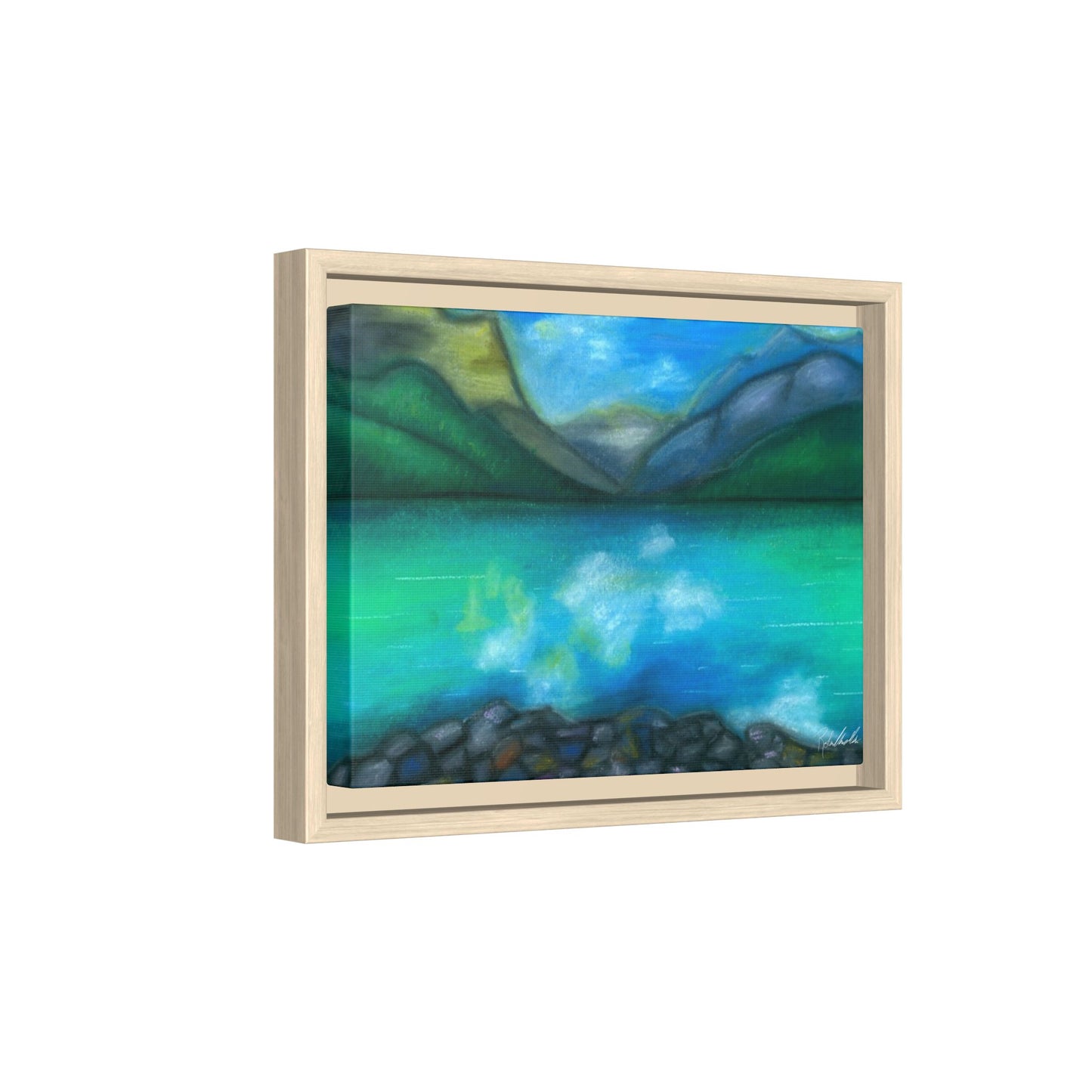 Mountain Lake Framed Wall Art