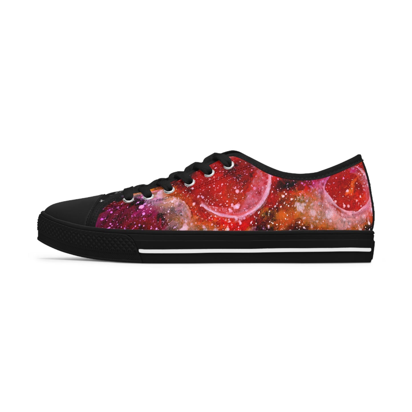 Orange Moons Galaxy Unisex Classic Low Top Sneakers