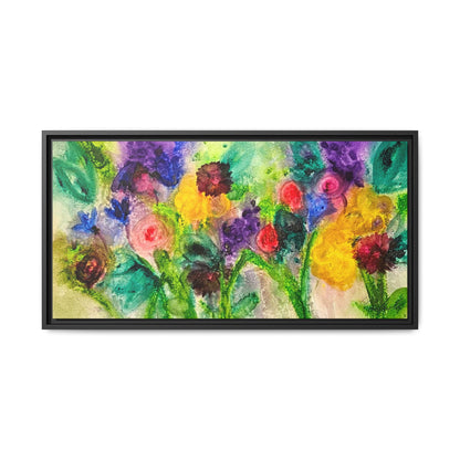 Abstract Flowers Framed Wall Art