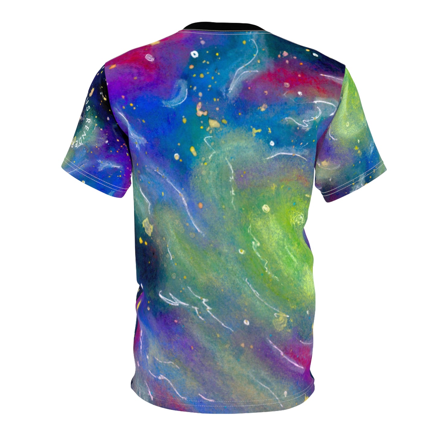 Rainbow Vortex Galaxy Unisex T-Shirt (AOP)