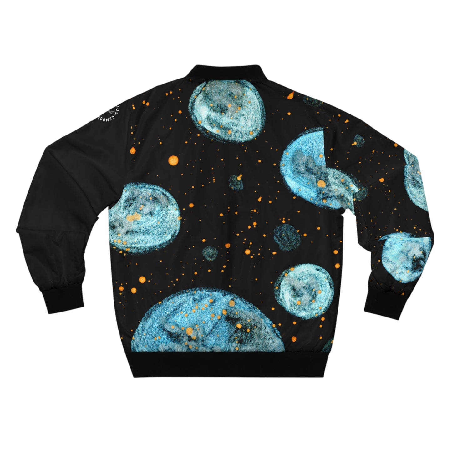 Little Blue Planets Galaxy Men's Bomber Jacket (AOP)