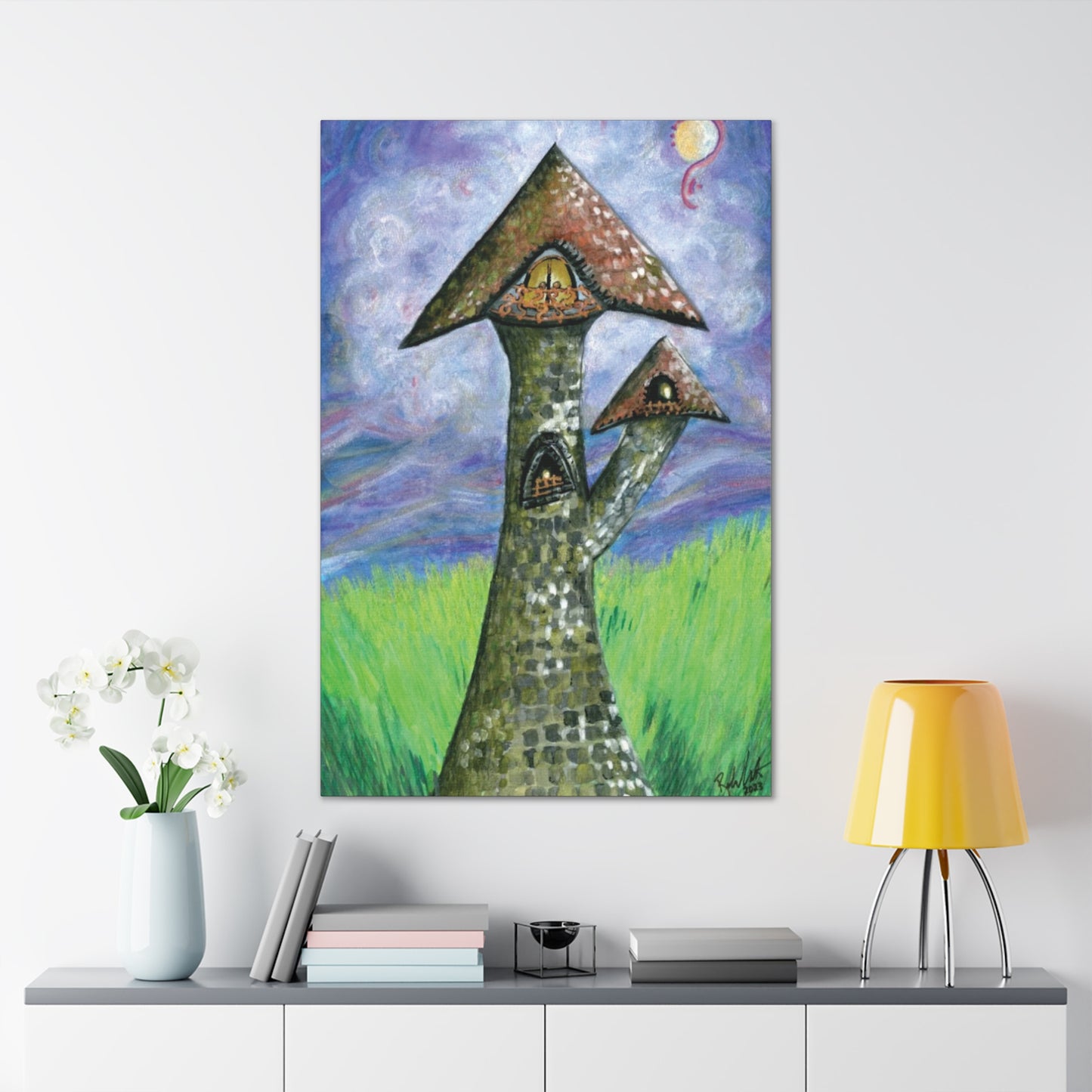 Castle Tower Canvas Gallery Wrap