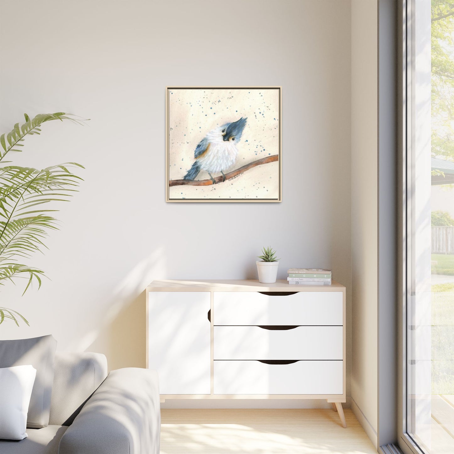 Blue Bird Framed Wall Art