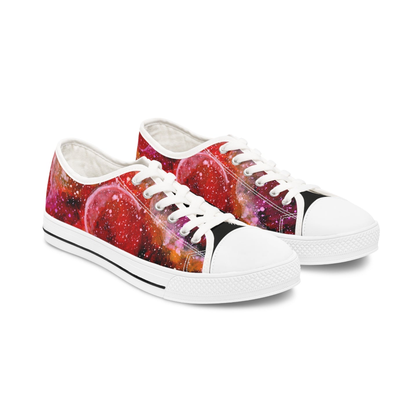 Orange Moons Galaxy Unisex Classic Low Top Sneakers