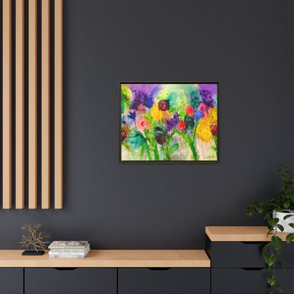 Abstract Flowers Framed Wall Art