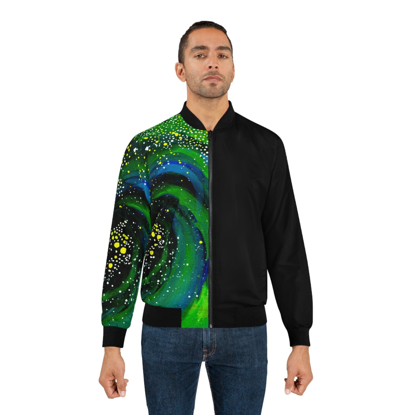 Spiral Galaxy Men's Bomber Jacket (AOP)