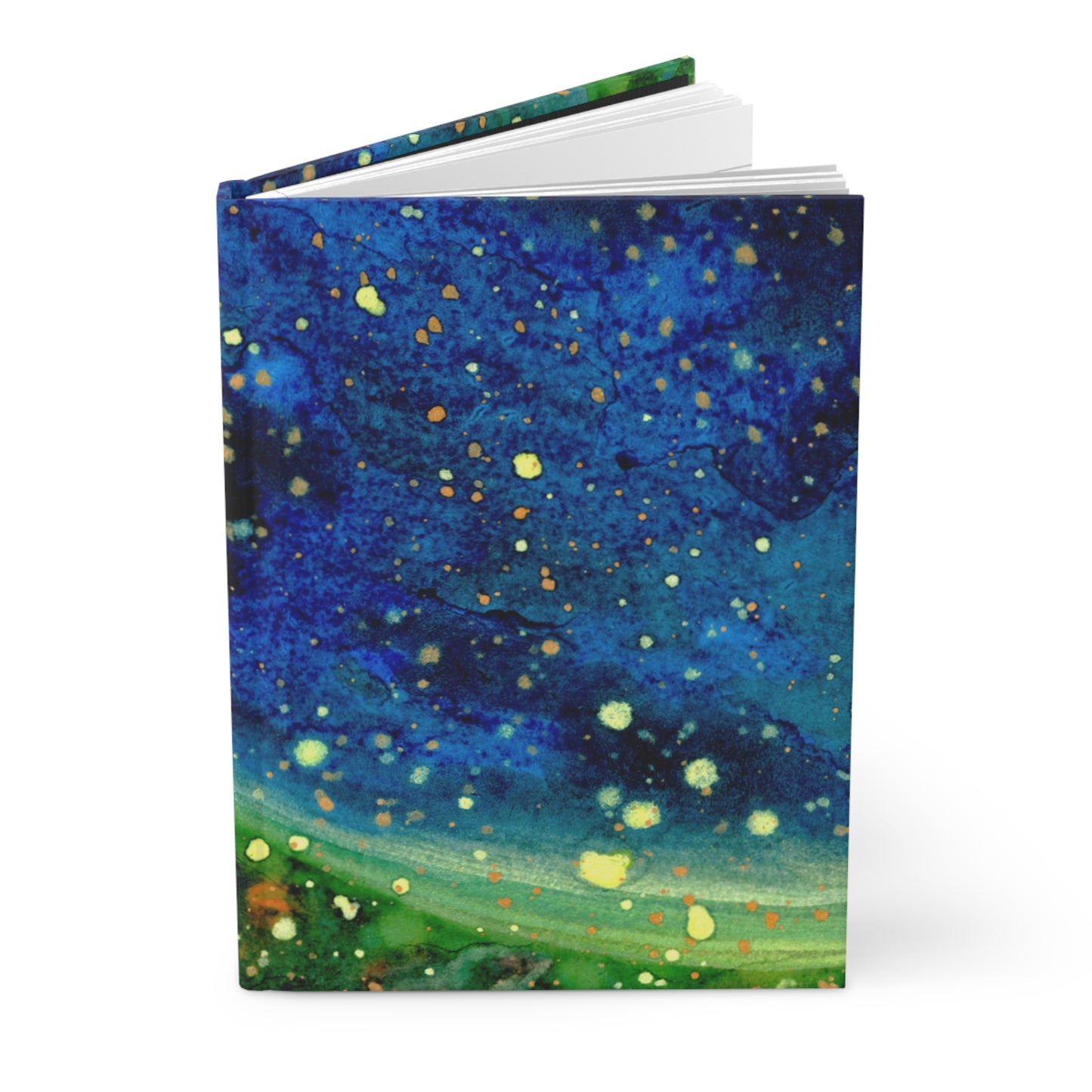 Blue Planet Galaxy Hardcover Journal Matte 150 Pages, Printed Cover