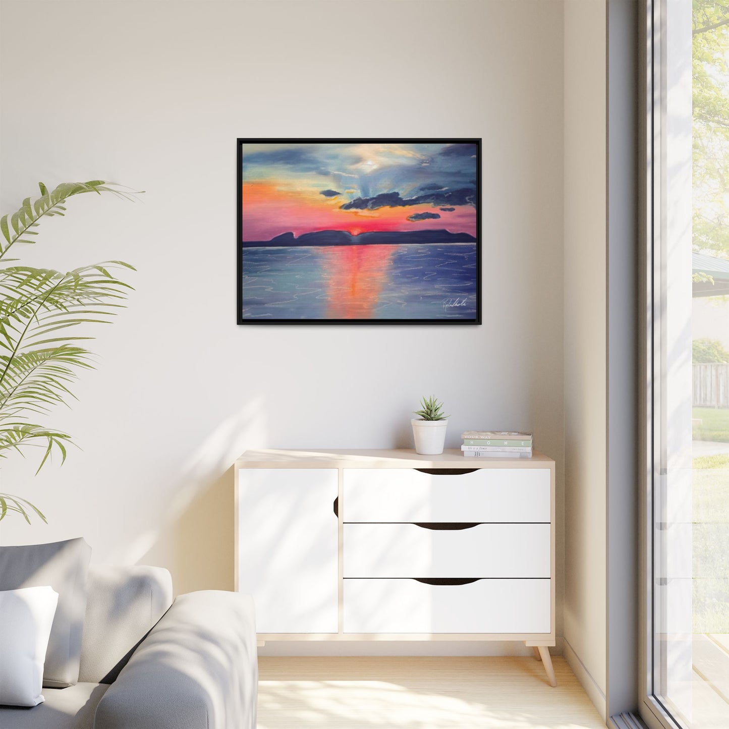 Sleeping Giant at Dawn Framed Wall Art