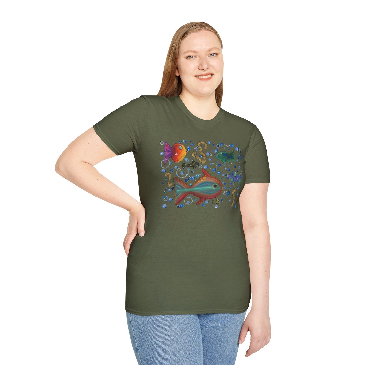 Fish Unisex Softstyle T-Shirt