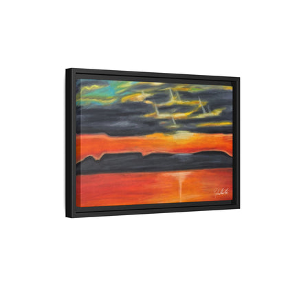 Sleeping Giant at Sunset Framed Wall Art