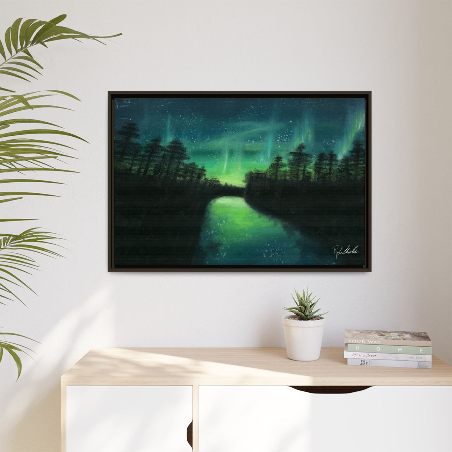 Northern Lights Framed Wall Art