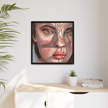 Woman In the Shadows Framed Wall Art