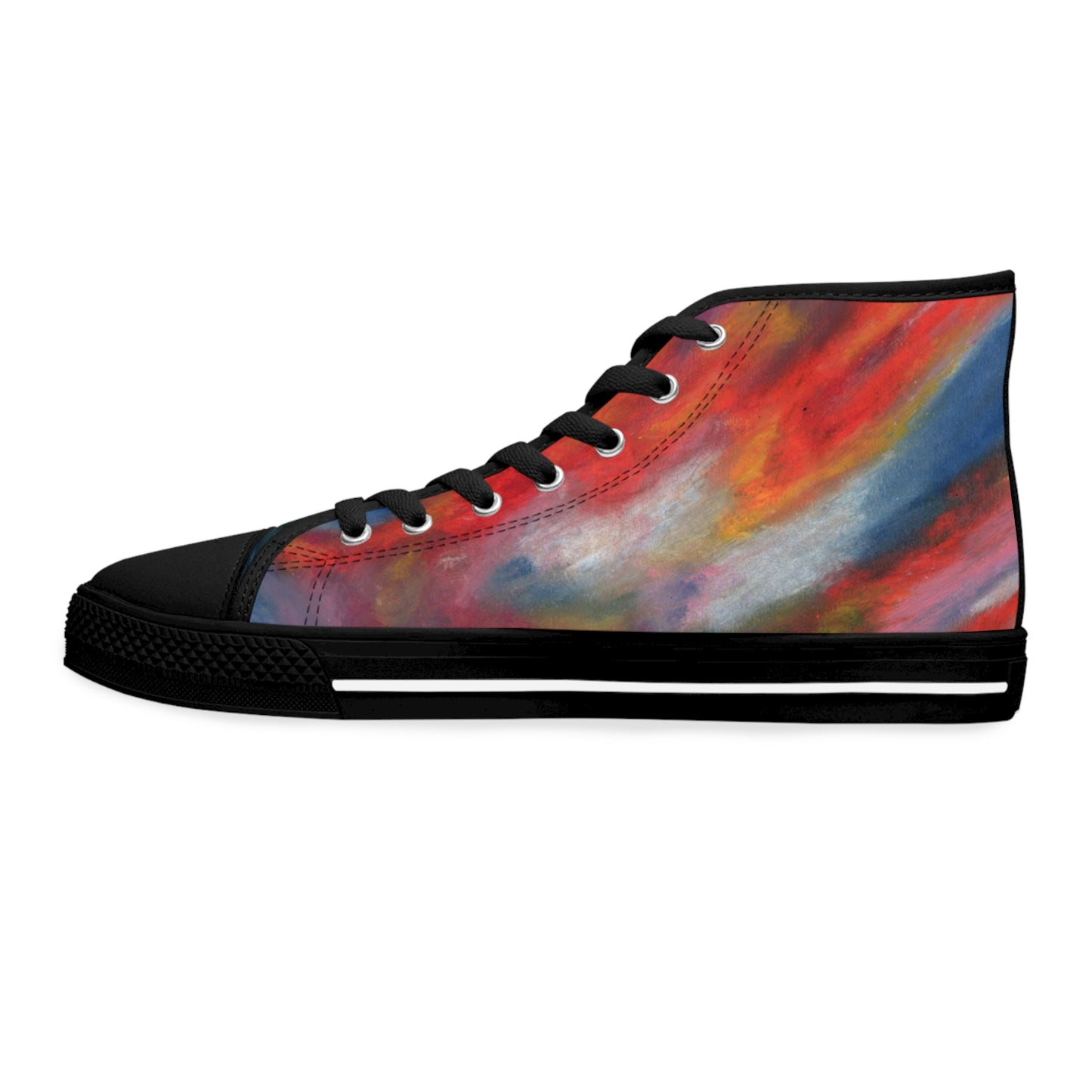 Sunset Over Lake Unisex Classic High Top Sneakers