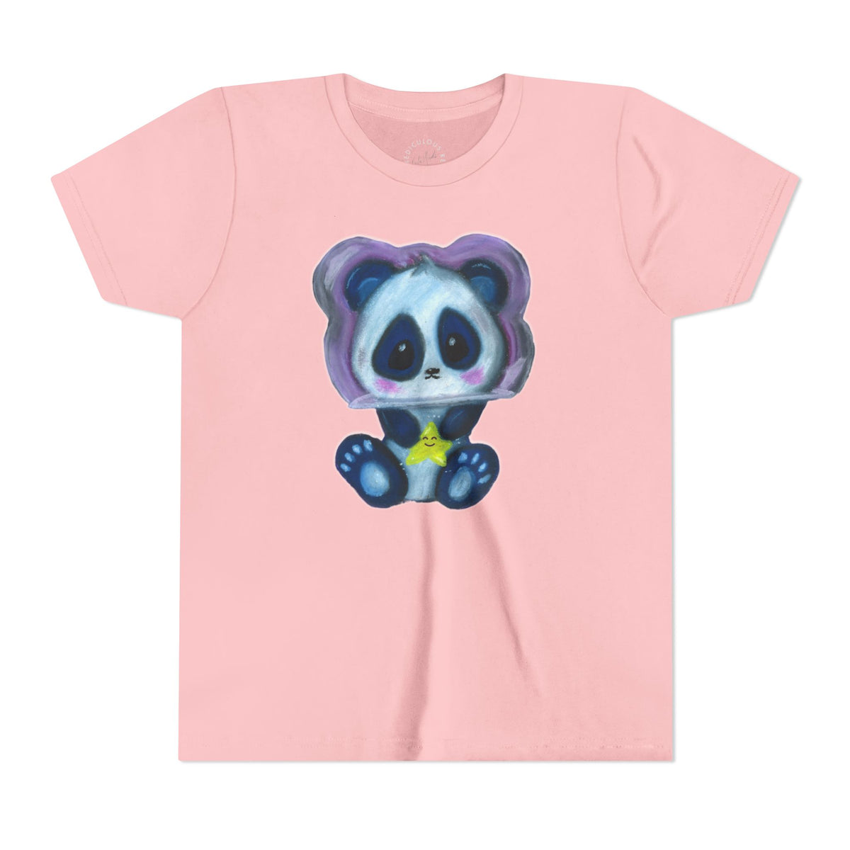 Cute Star Panda Youth Tee — Adorable Cartoon Panda Kids T-Shirt