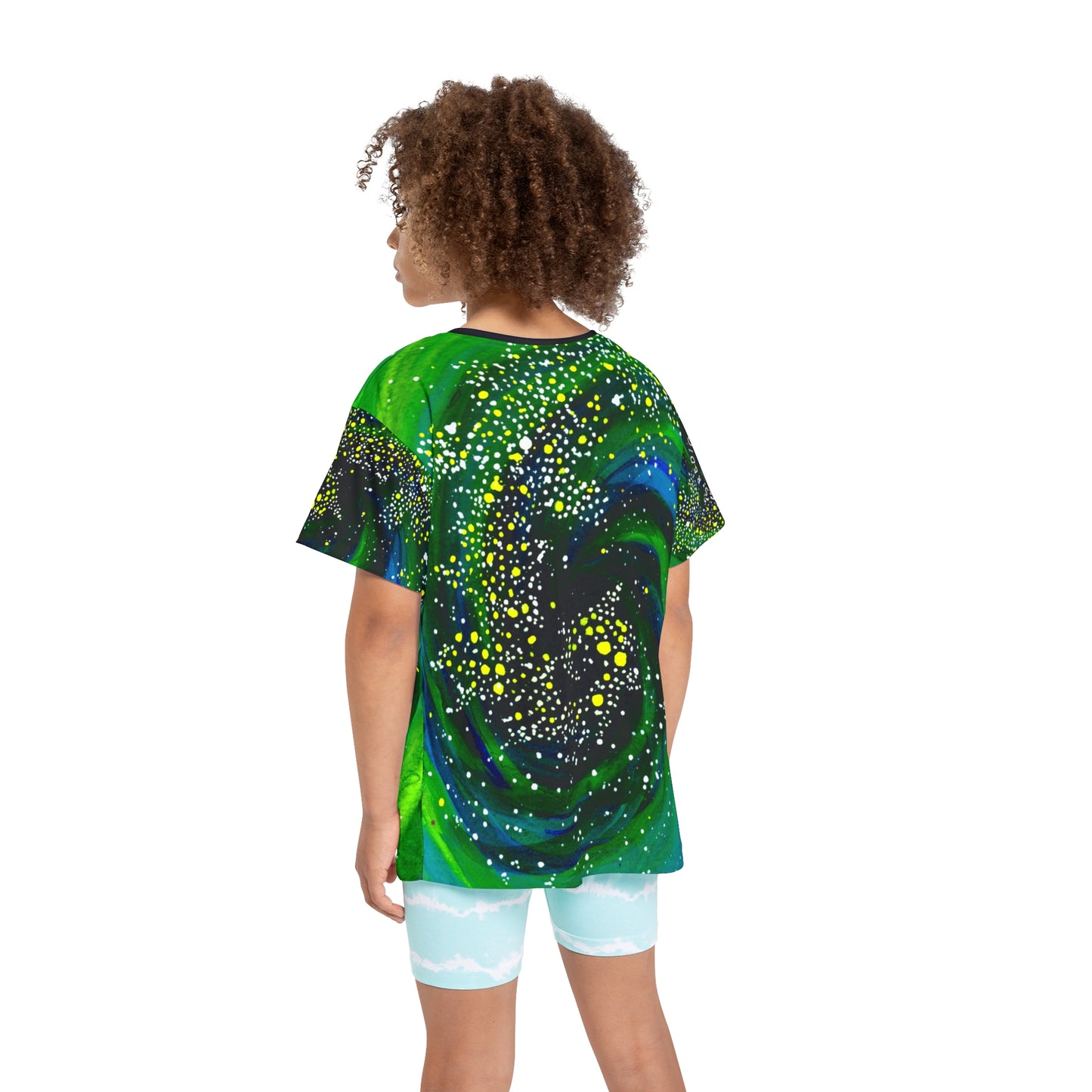 Spiral Galaxy Kids Sports Jersey (AOP)