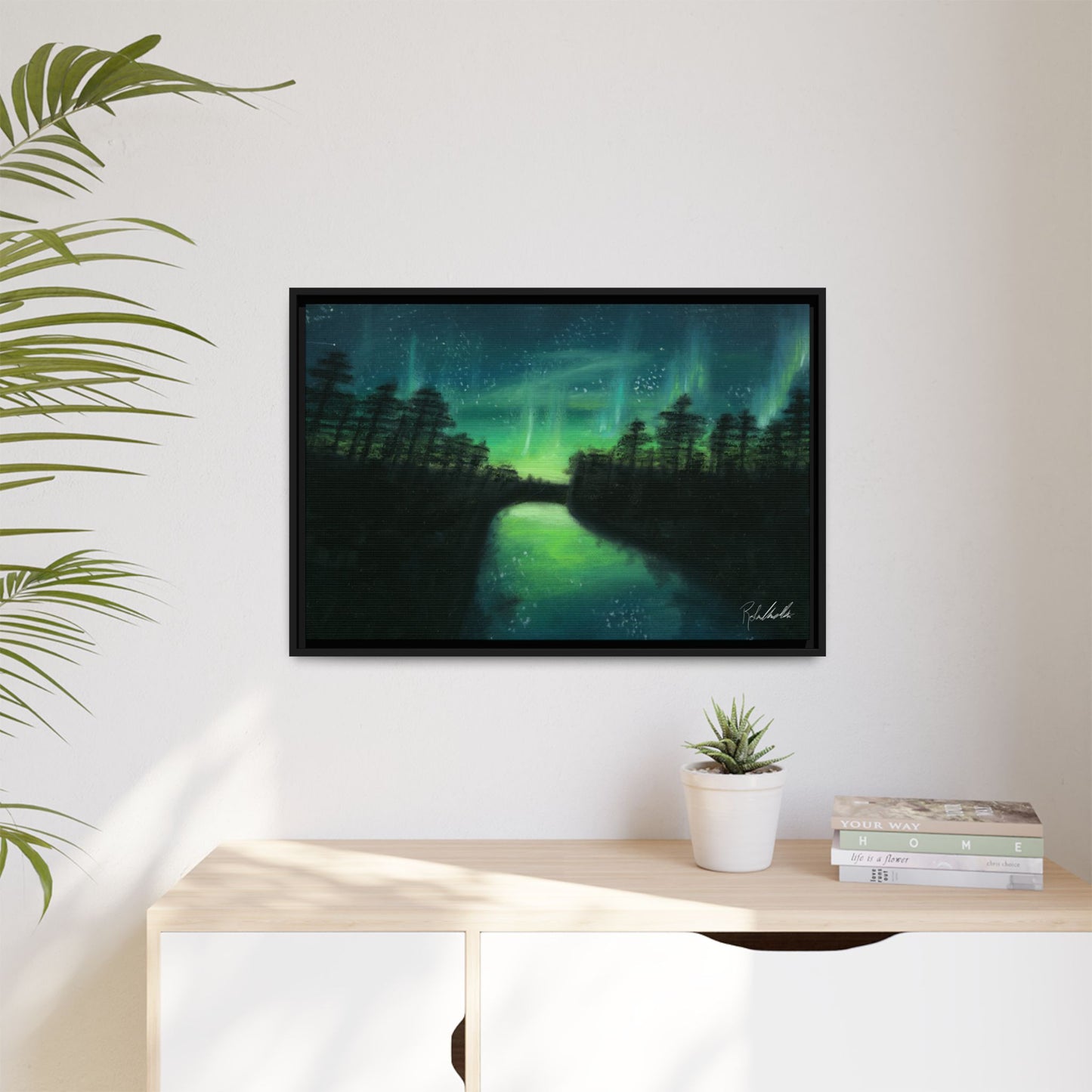 Northern Lights Framed Wall Art
