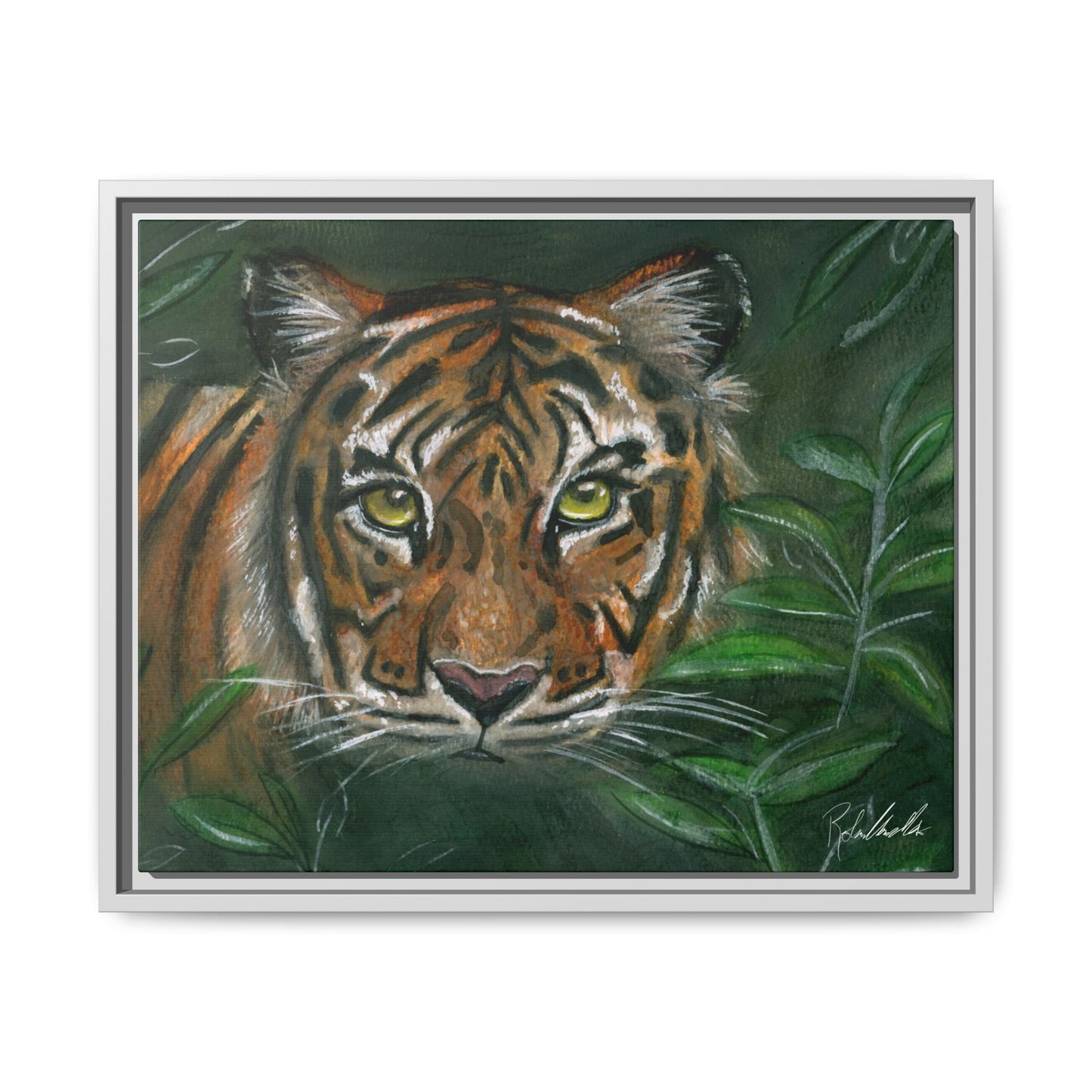 Jungle Tiger Framed Wall Art