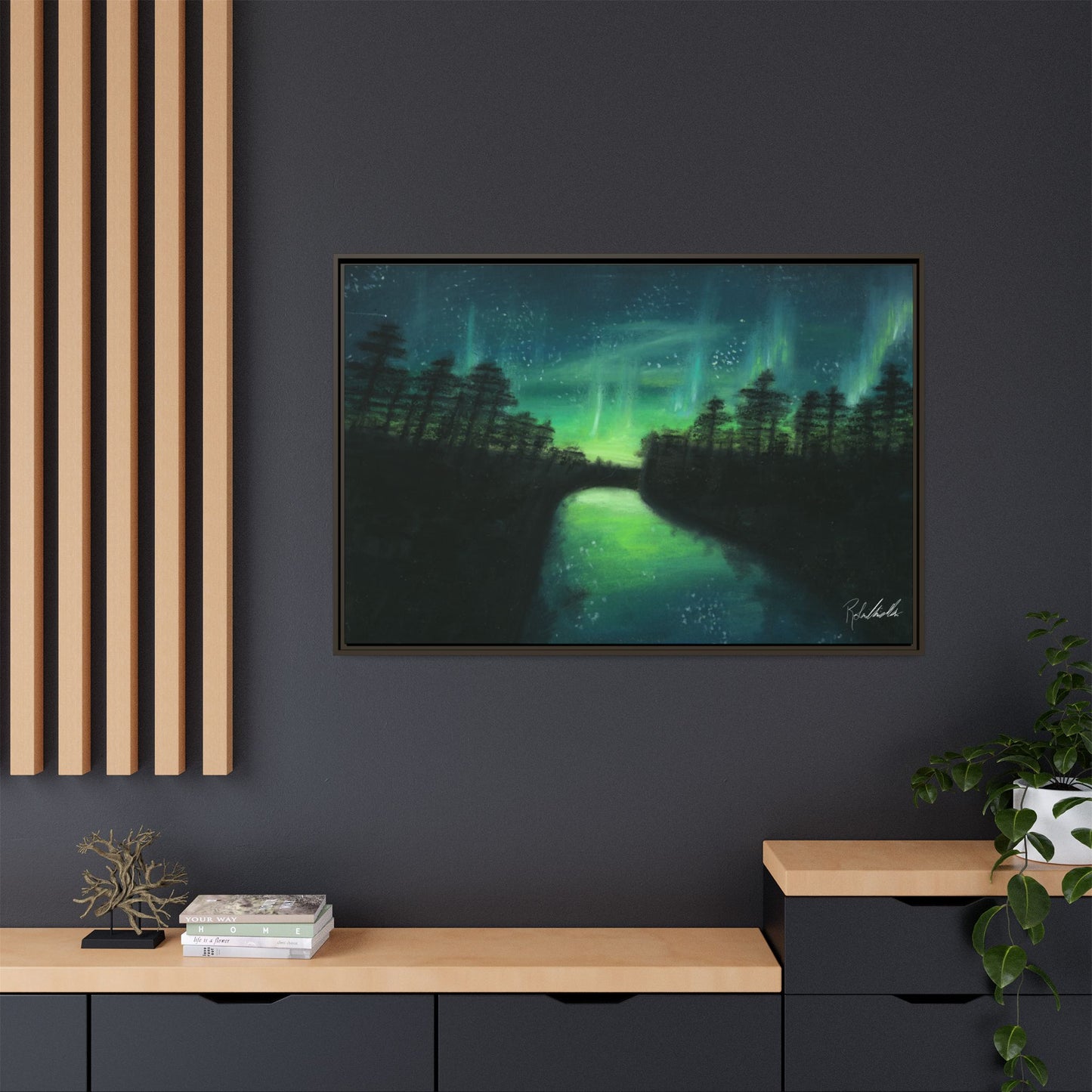 Northern Lights Framed Wall Art