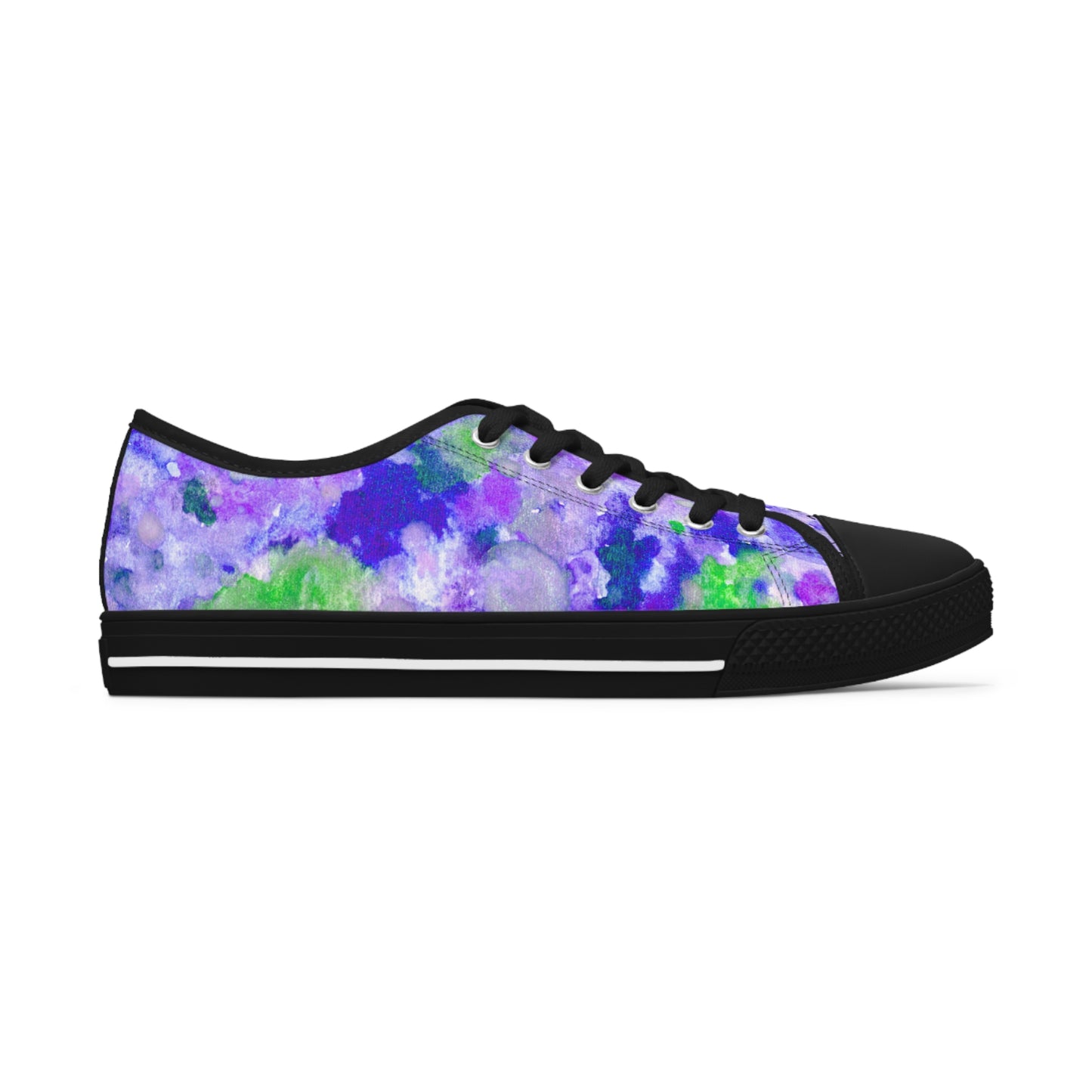 Purple Dot Unisex Classic Low Top Sneakers