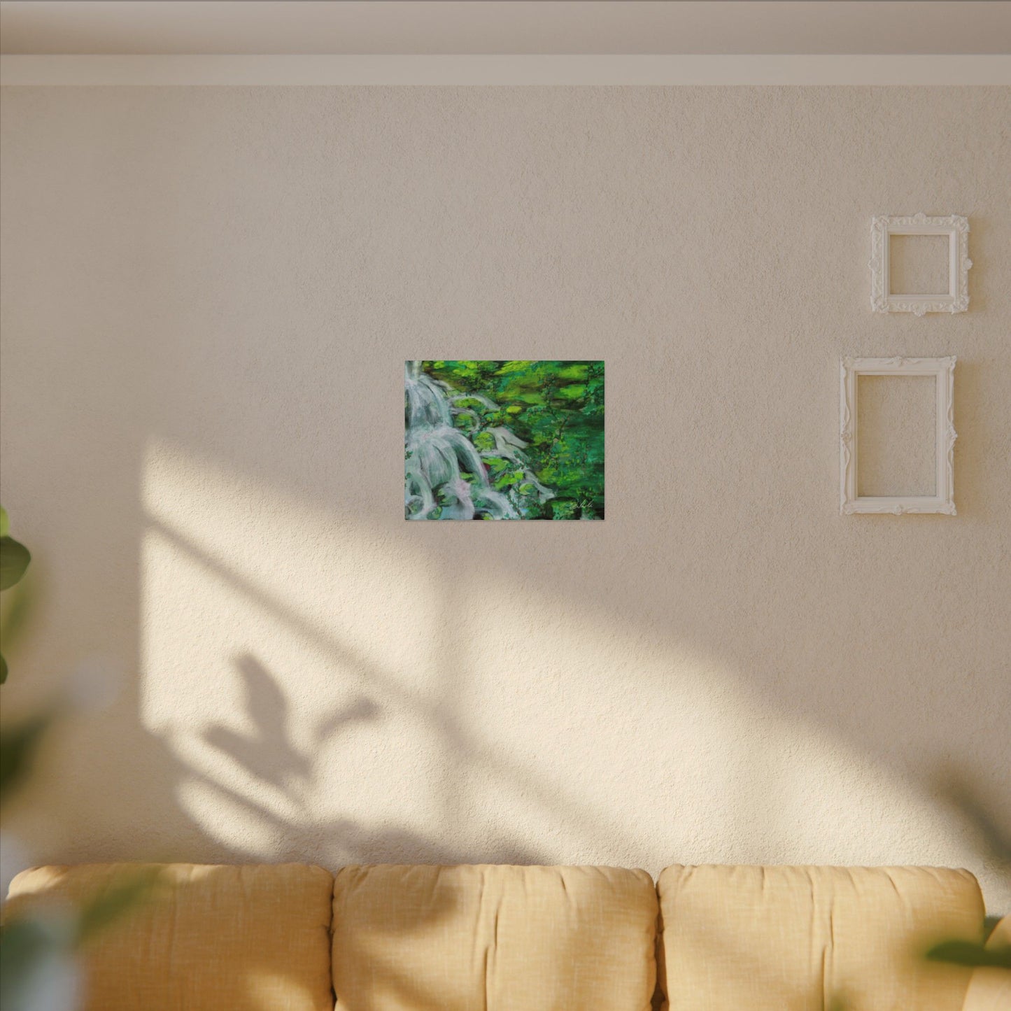 Mossy Waterfall Canvas Gallery Wrap