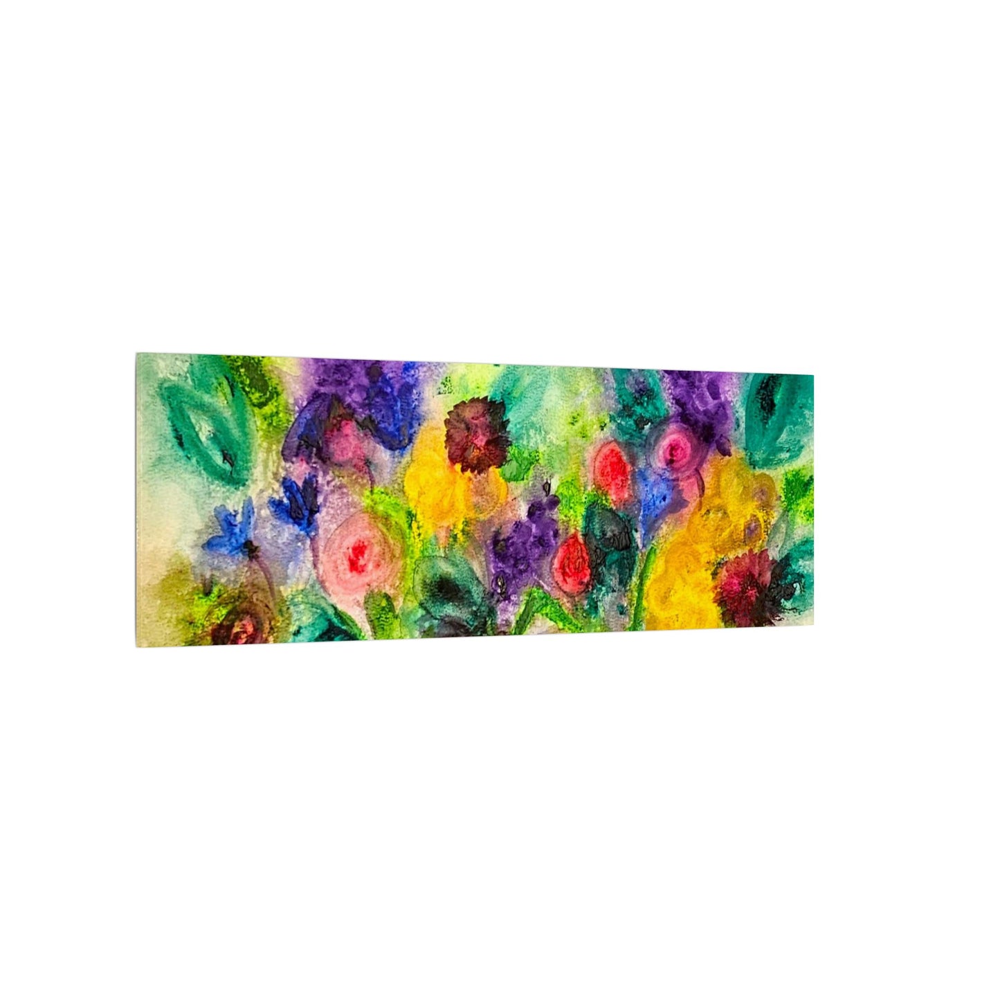Abstract Flowers Canvas Gallery Wrap