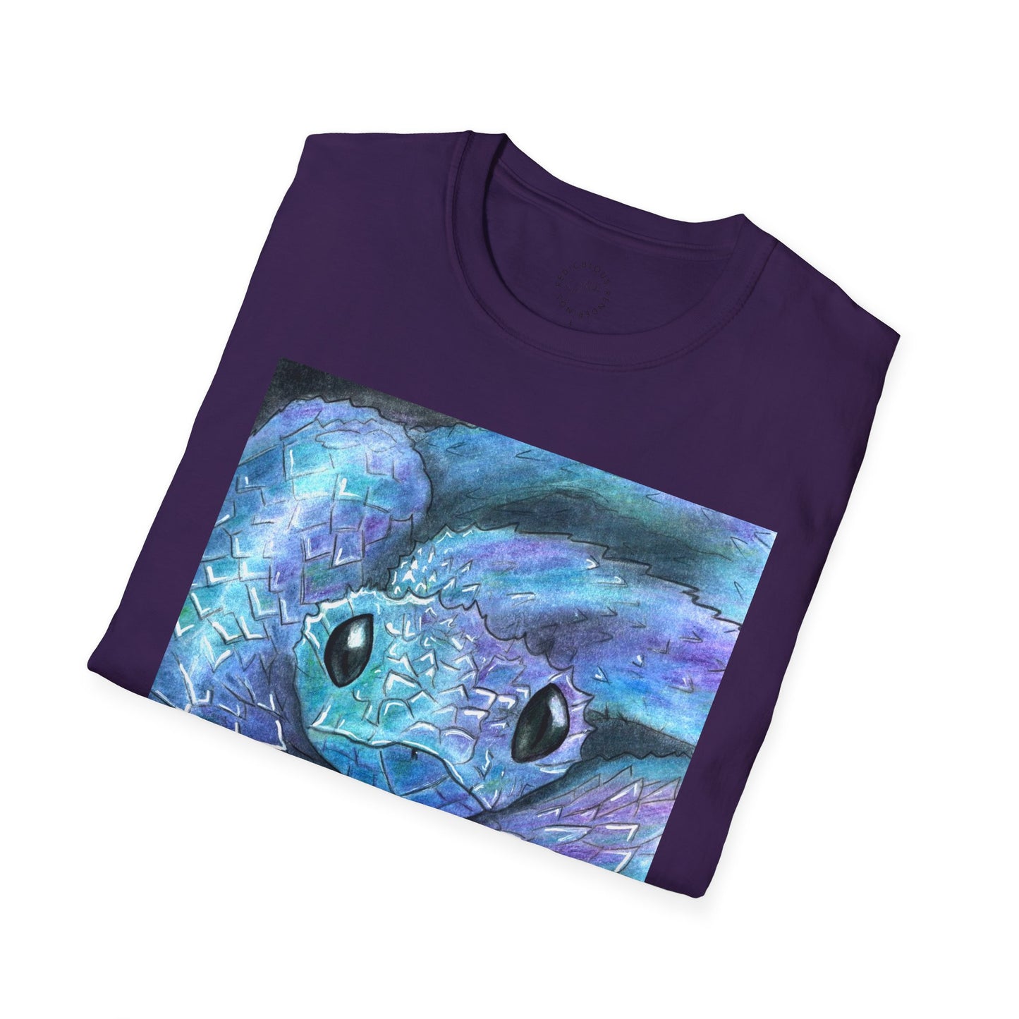 Cute Snake Unisex Softstyle Print T-Shirt