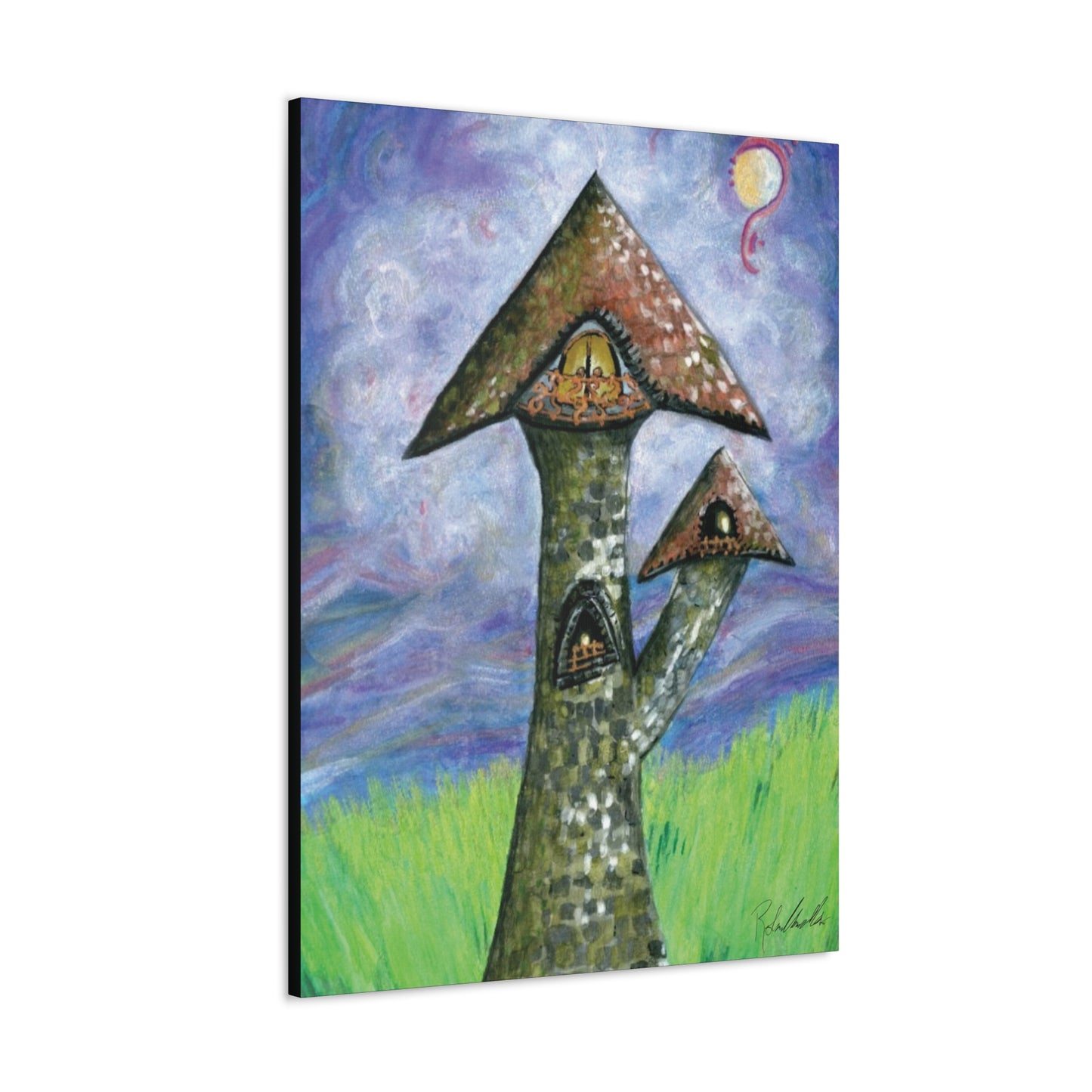 Castle Tower Canvas Gallery Wrap
