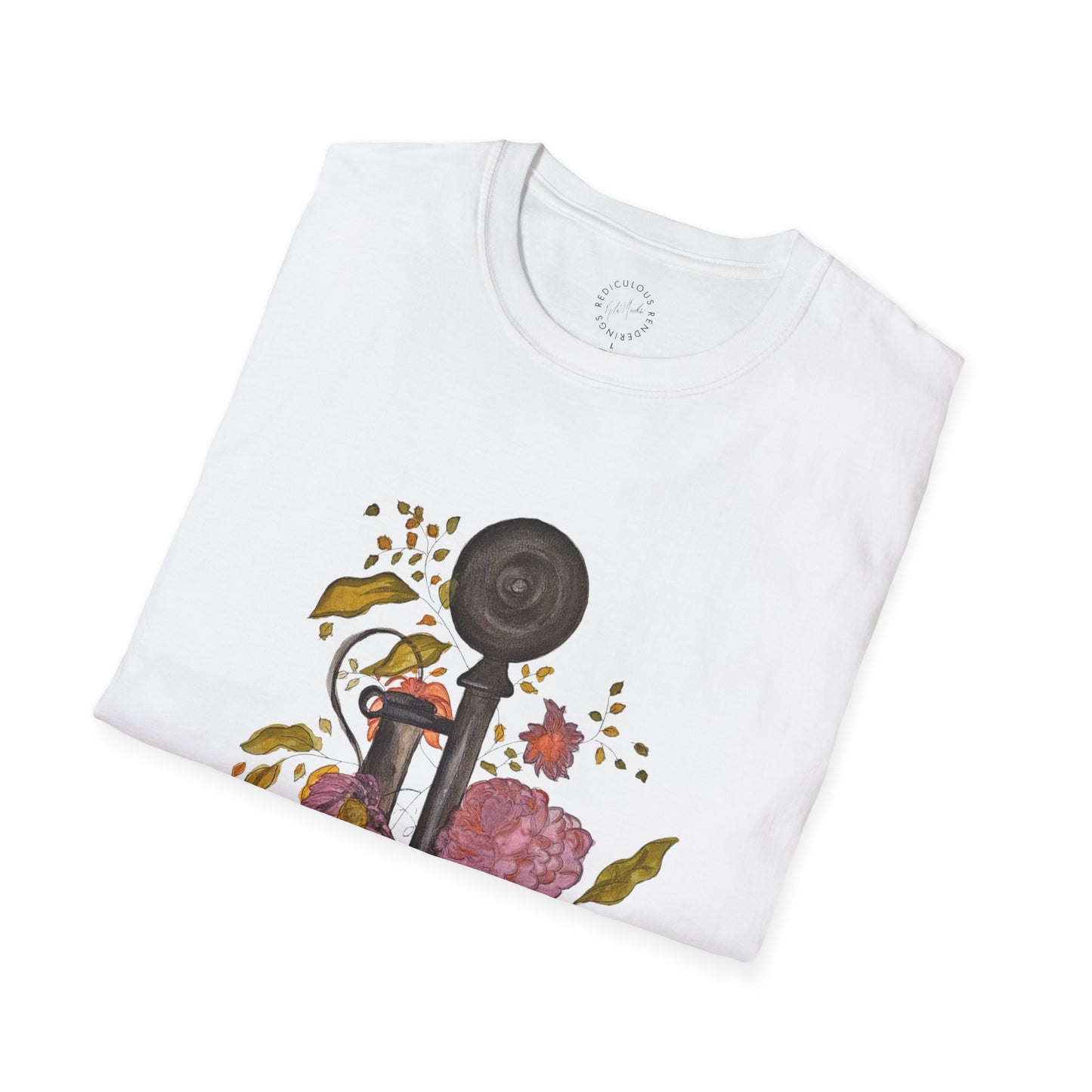 Vintage Phone Unisex Softstyle T-Shirt