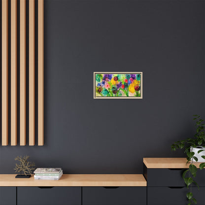 Abstract Flowers Framed Wall Art
