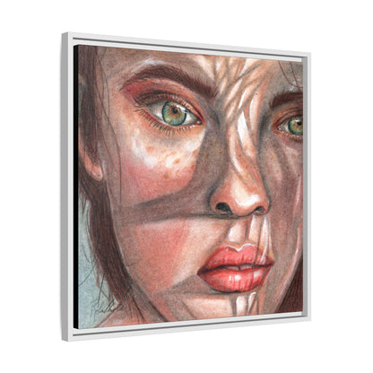 Woman In the Shadows Framed Wall Art