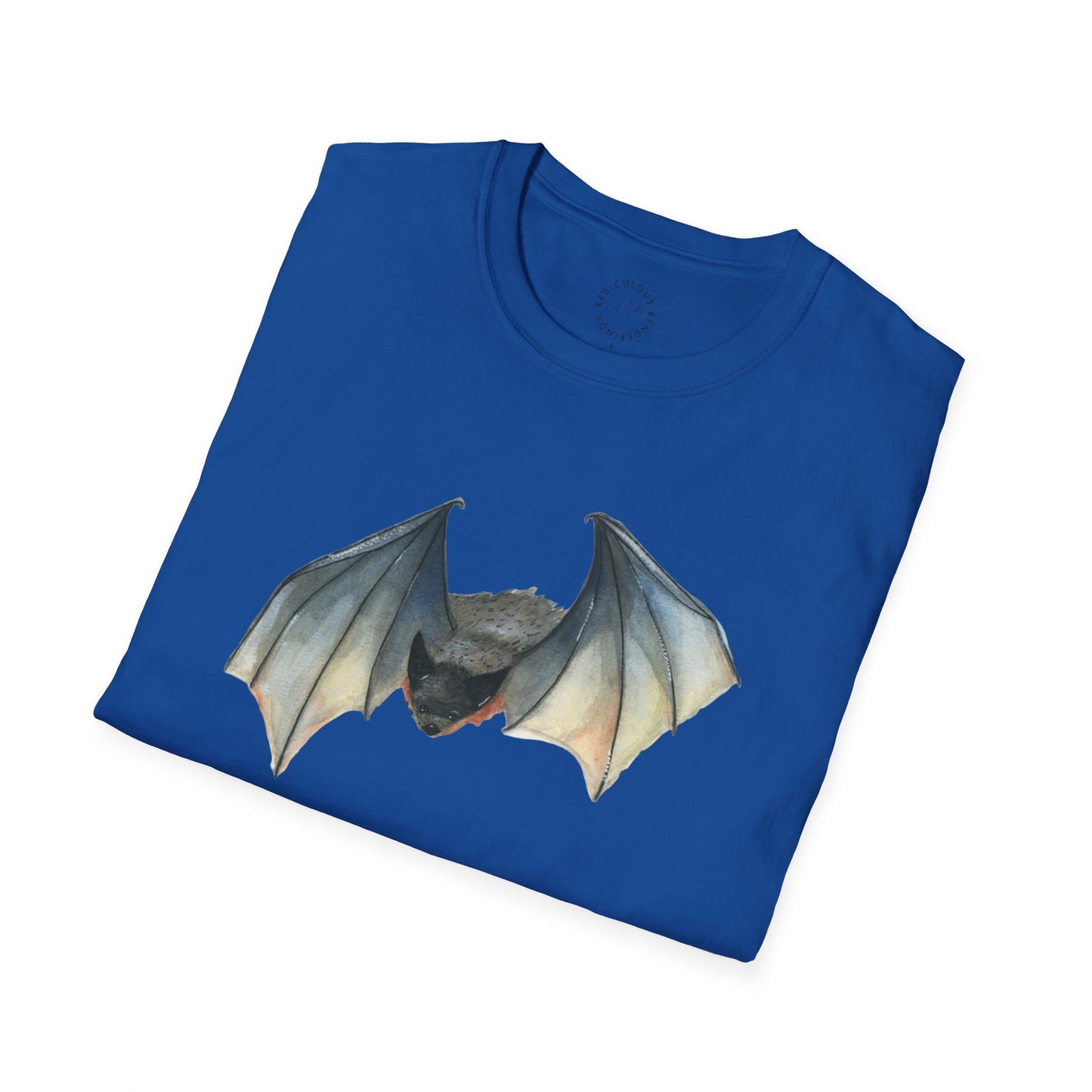 Flying Bat Unisex Softstyle T-Shirt