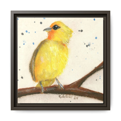 Yellow Canary Bird Framed Wall Art