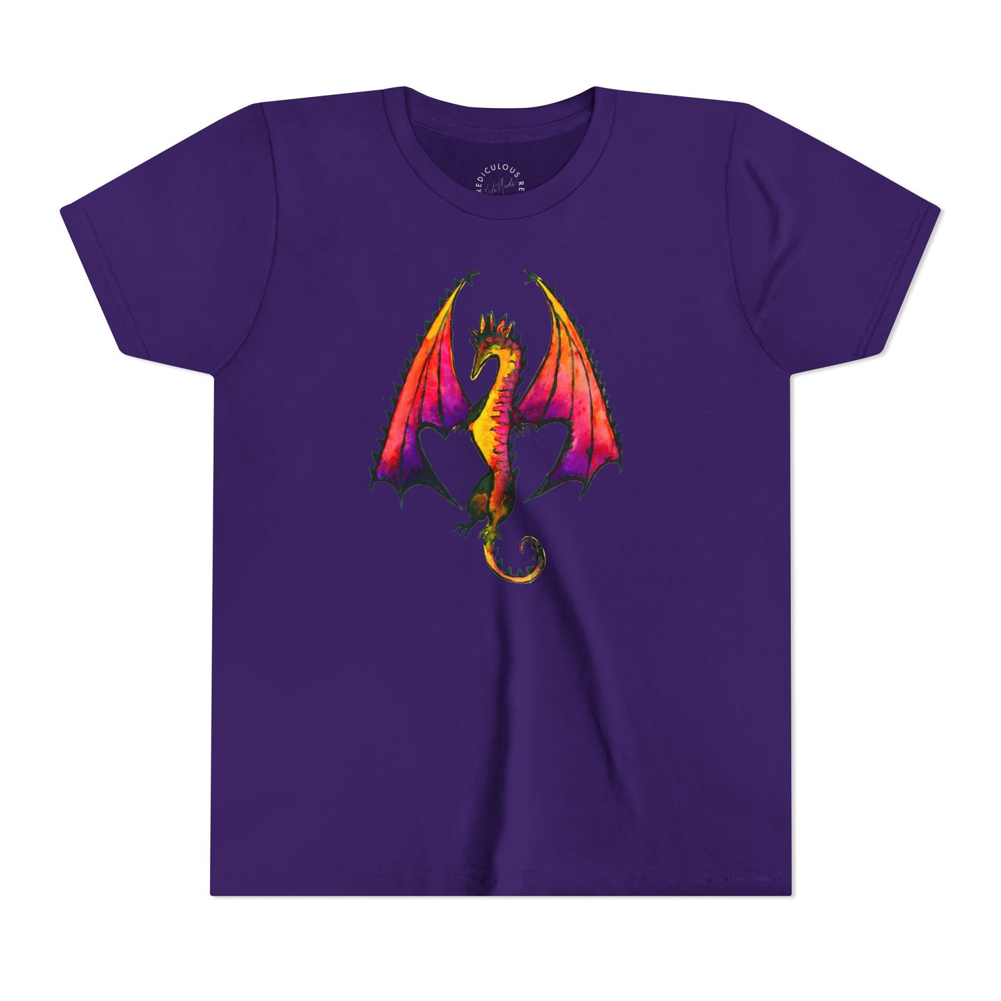 Kids Dragon T-Shirt — Colorful Fantasy Dragon Youth Tee