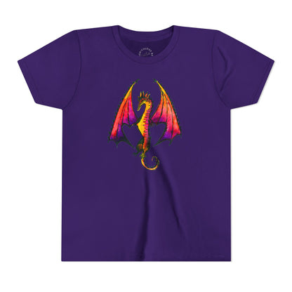 Kids Dragon T-Shirt — Colorful Fantasy Dragon Youth Tee