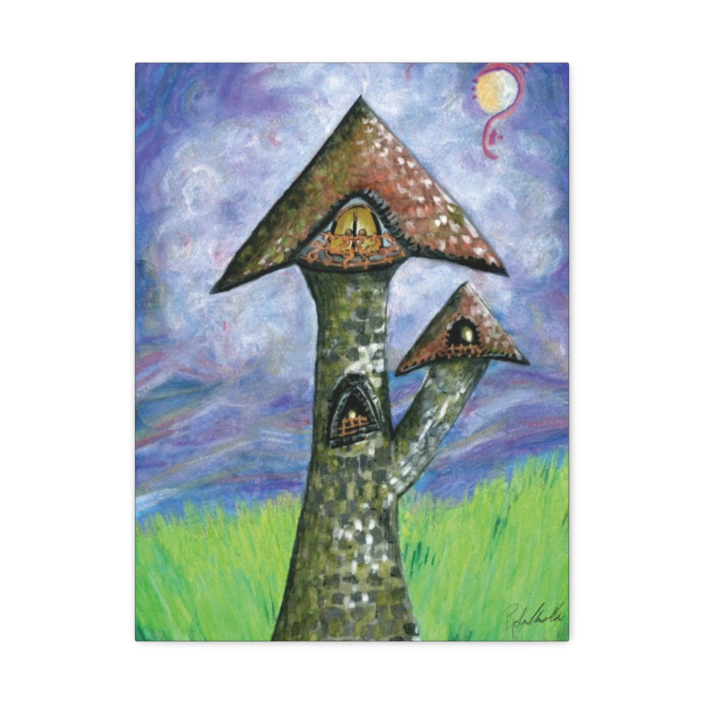 Castle Tower Canvas Gallery Wrap