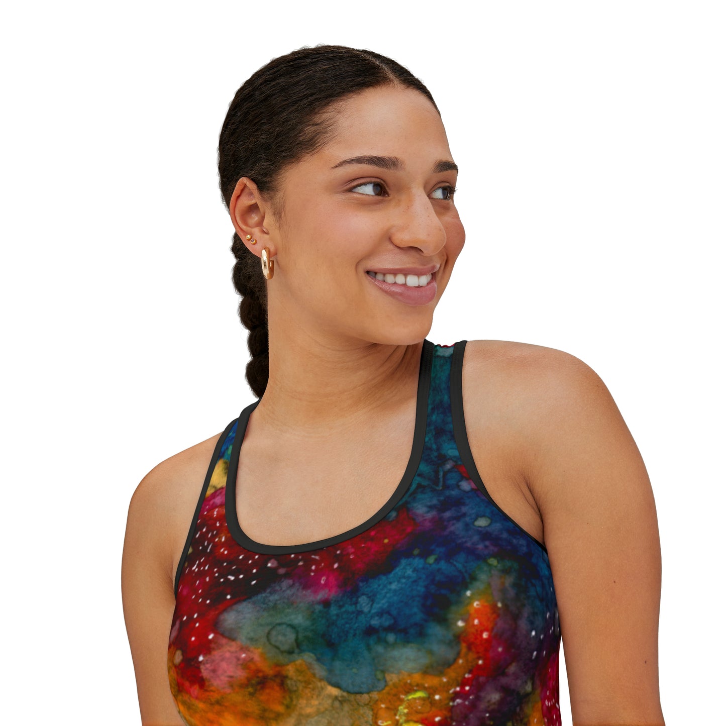 Sunset Clouds Galaxy Women's Tank Top (AOP)