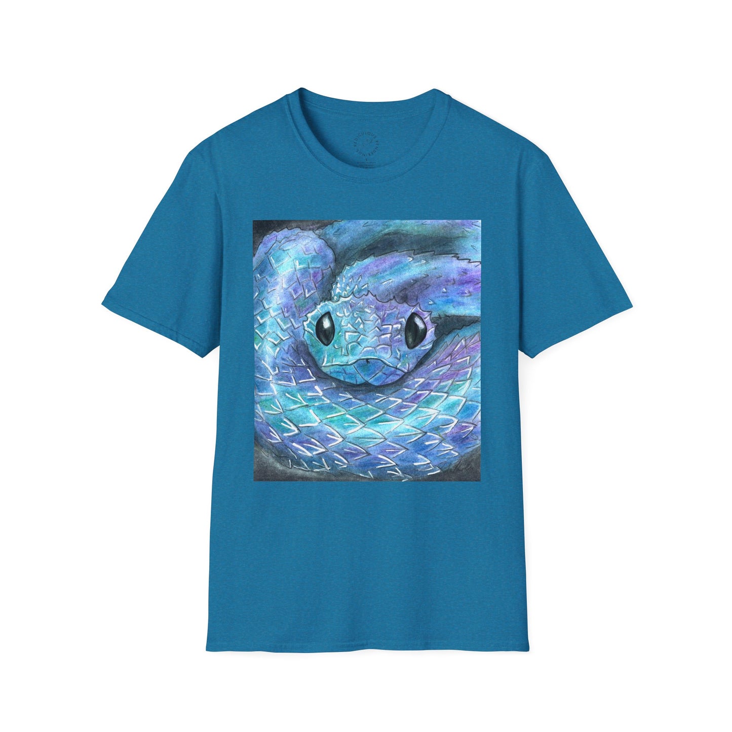 Cute Snake Unisex Softstyle Print T-Shirt
