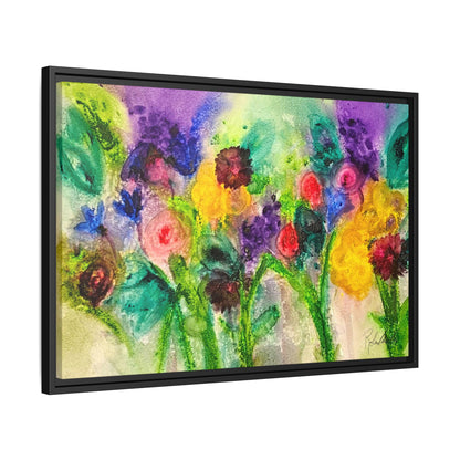 Abstract Flowers Framed Wall Art