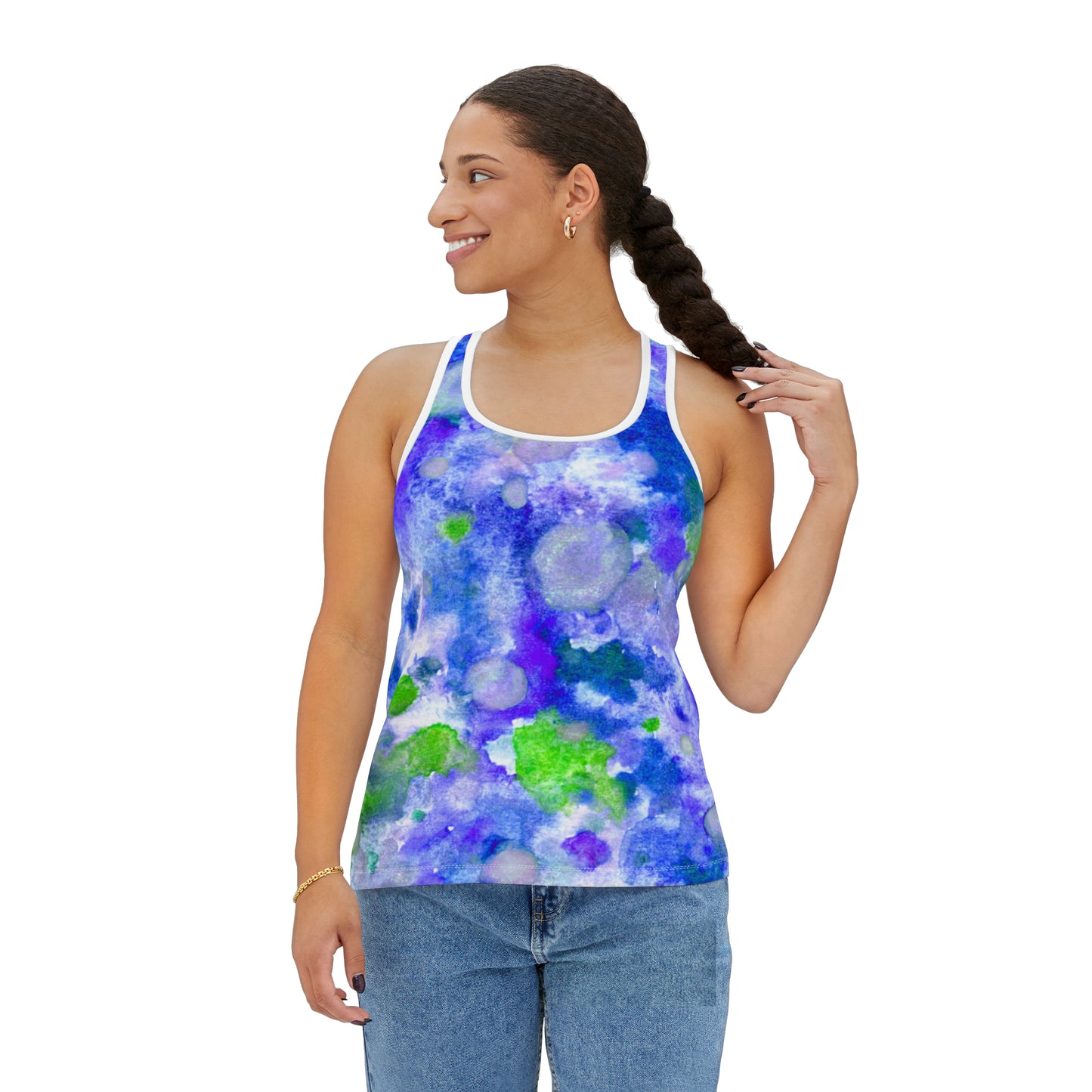 Blue Dot Women's Tank Top (AOP)