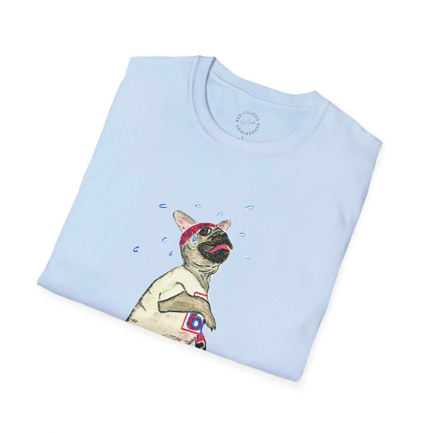 Out of Shape Bulldog Unisex Softstyle T-Shirt