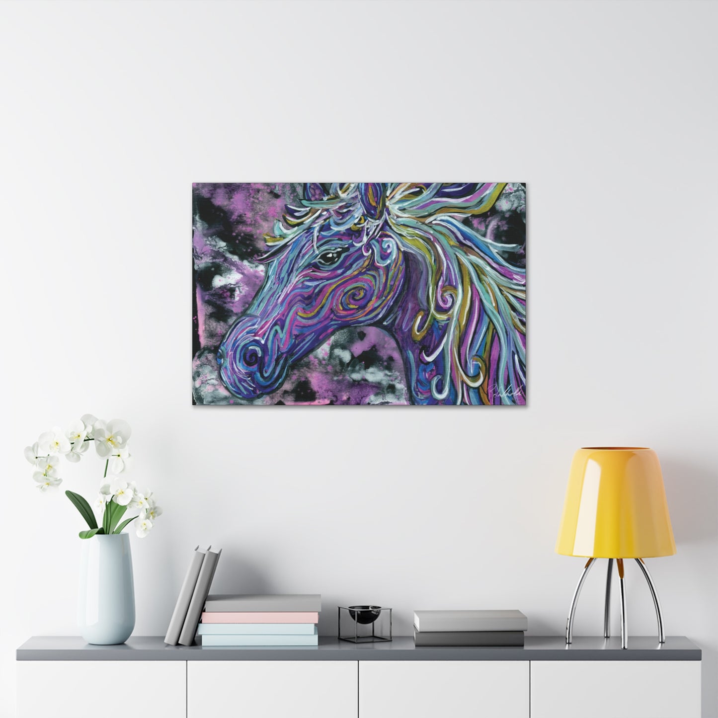 Watercolor Horse Canvas Gallery Wrap