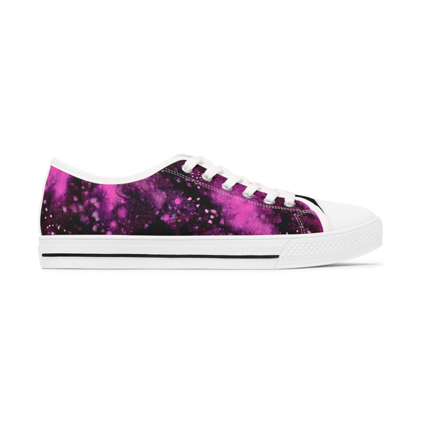 Rose Colored Galaxy Unisex Classic Low Top Sneakers