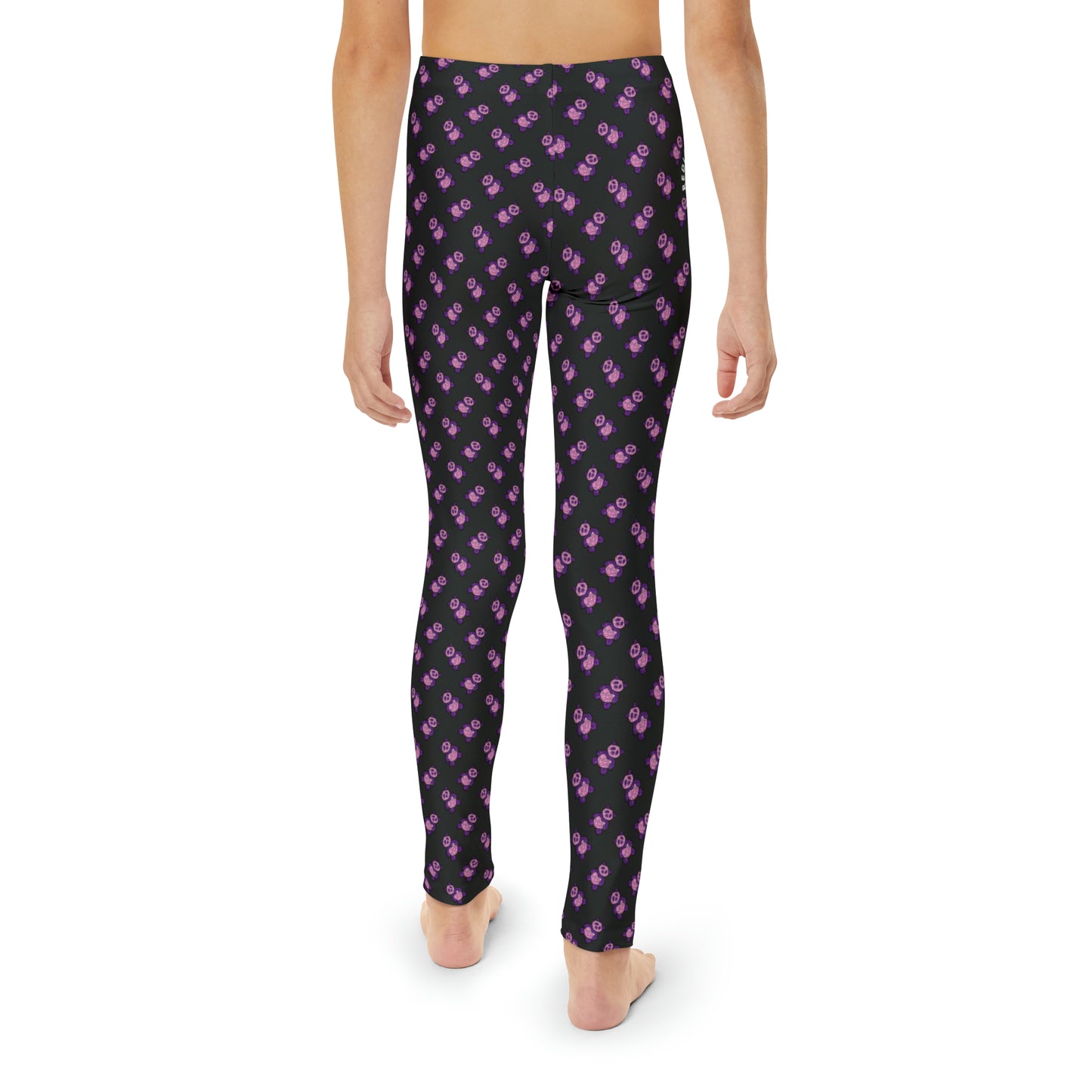 Panda Youth Full-Length Leggings (AOP)