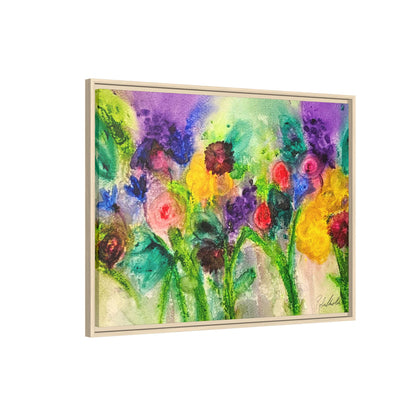 Abstract Flowers Framed Wall Art