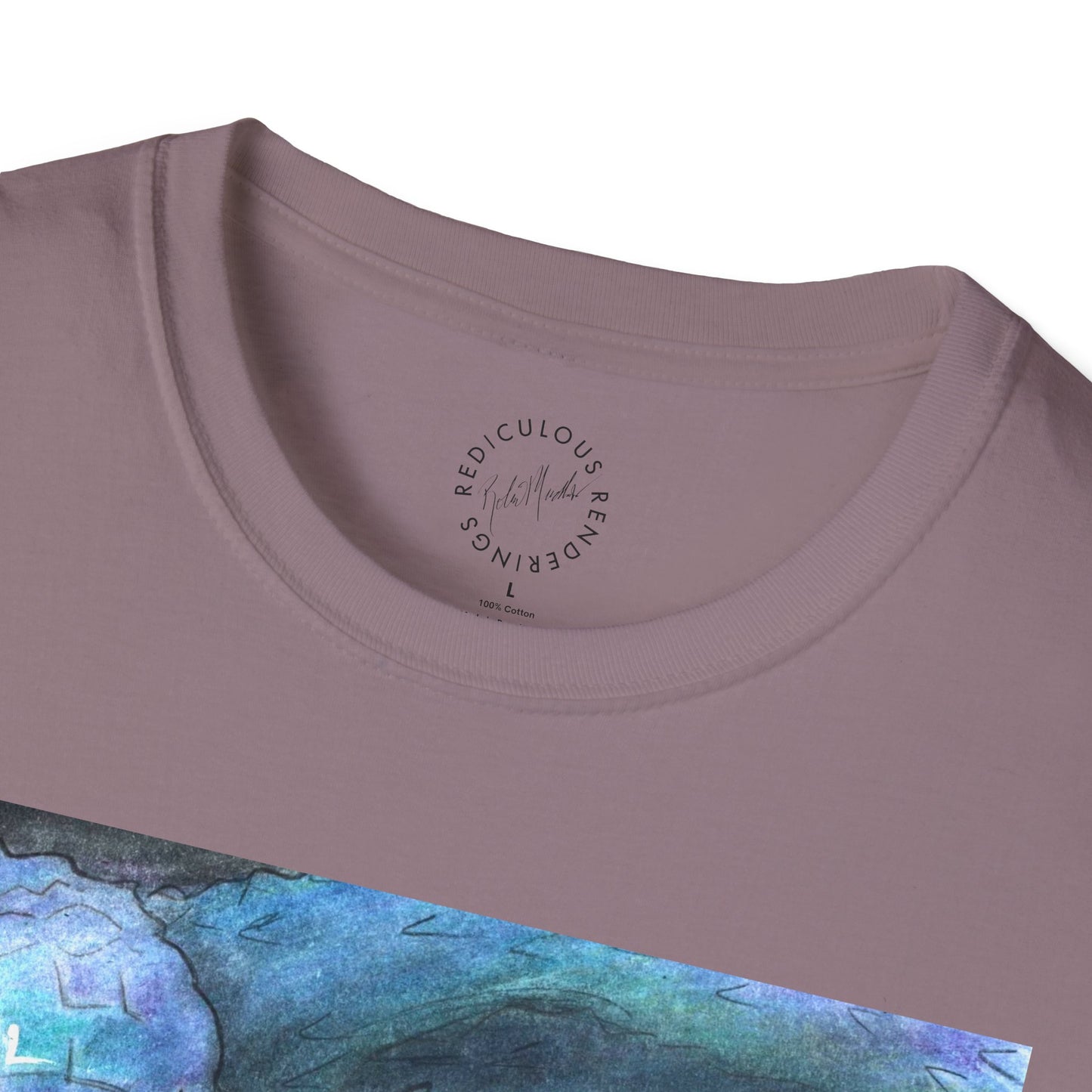 Cute Snake Unisex Softstyle Print T-Shirt