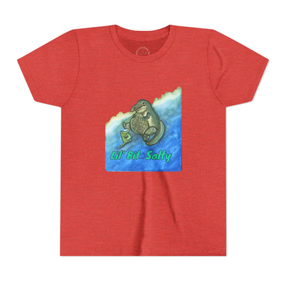 Youth Tee — "Lil' Bit Salty" Gator Graphic Shirt