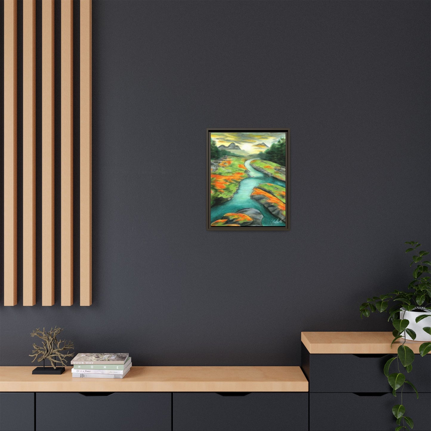 Mountain Stream Framed Wall Art